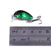 Luya Bait Mino Água Natação Mini Rock 3cm/1.6Gabs Simulação Peixe Gordo Pequeno Isca Falsa Isca Dura