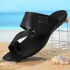 Novas Sandálias Masculinas de Verão, Sandálias de Tamanho Grande para Cruzamento de Fronteiras, Sapatos Casuais de Praia Antiderrapantes com Solado Macio para Homens, Dropshipping