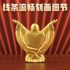 Nuevo Sha Jin Bienvenido Cuarteto Invitado Riendo Ocho Direcciones Riqueza Gran Vientre Maitreya Buda Adornos Hogar Estatuas de Buda Artesanías