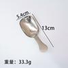 Colher de Chá de Aço Inoxidável 304 Pá de Café Colher Pá de Chá Espessada Colher de Sobremesa Colher Medidora Mini Colher de Chá Colher de Chá com Cabo Curto