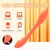 Juguetes sexuales para adultos se pueden doblar para que las mujeres los usen silicona líquida todo en uno control por APP doble cabezal vibración stick AV