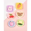 Plato de dibujos animados nuevo resina lindo pequeños accesorios pegamento de crema materiales DIY hechos a mano joyería casera parche tridimensional