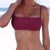 Explosão eBay AliExpress Comércio Exterior Europeu e Americano Biquíni de Alcinha Cor Sólida Sexy Top de Roupa de Banho Feminina Novo SU1056