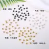 Fuerte Retención de Color Oro de 18 Quilates Micro-Pavimentado con Circonita Rombo Hexagonal Cuentas Espaciadoras Pulsera DIY Pulsera con Cuentas y Cuentas Sueltas