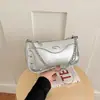 Bolso de hombro liso y elegante transfronterizo, nuevo y popular bolso versátil para el día a día, bolso de mano texturizado