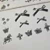 Aleación con Cuentas DIY Retro Mariposa Cruz Unicornio Colgante Hecho a Mano Agujero para Colgar Pulsera Nuevo Chinoiserie Lazo
