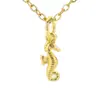 Collar Colgante de Estrella de Mar con Sentido de Diseño de Personalidad Transfronterizo Europeo y Americano para Mujer Celebridad de Internet Cadena para Clavícula Fría de Moda Disparo Callejero Concha