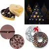Caixa de Embalagem Personalizada para Chocolate com Tampa Flip-Top e Estampagem Dourada para o Dia dos Namorados 520 Caixa de Presente em Formato de Coração de Chocolate Amargo