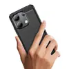Funda para Teléfono Móvil Adecuada para Redmi Note13 4g Funda para Teléfono Móvil Anticaídas con Patrón de Fibra de Carbono Cepillada para Redmi Note13 4g