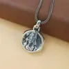 Al por mayor nuevo Xizang Zakilam plata de ley S925 joyería Seiko personalidad plata tailandesa texto juego accesorios etiqueta colgante
