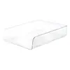 Caixa de armazenamento acrílica transparente multicamadas de luxo leve para casa sala de estar mesa de escritório artigos diversos armazenamento conveniente artefato de organização atacado
