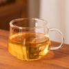 Té de la Tarde de Lujo Ligero Tetera de Flores Vela Hirviendo Té Resistente a Altas Temperaturas Salón de Belleza Juego de Té de Flores y Plantas Té de Frutas de Vidrio Vela de Ciruela Excelente