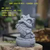 Decoración de leóncito feliz de imitación de piedra azul jardinería flor pecera micro paisajismo paisaje paisaje fenglion maestro decoración pequeña estilo chino