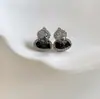 Pendientes de Calabaza Degradado Hielo Triturado para Mujer, Diseño Exquisito, Pendientes Versátiles de Nicho de Alta Gama, Pendientes de Color Contrastante Otoño e Invierno