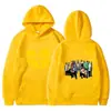 Coletes populares transfronteiriços do AliExpress masculinos e femininos outono e inverno periférico de animação moletom com capuz Wu-Tang primeira geração de cabelo