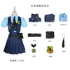 Ropa de Cosplay de Disney Traje de Cosplay de Conejo Policía Camisa Sexy Estilo Puro Deseo Uniforme JK Estilo Escolar