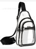 Bolso cruzado para hombre, bolso de pecho transparente, bolso cruzado deportivo, bolsa de almacenamiento impermeable para viajes, mochila de negocios, certificación de concierto