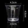 En stock taza cuadrada taza redonda múltiples tazas de postre taza para pudín taza para mousse plato cuchara de plástico desechable Amazon