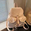 Mochila simple de gran capacidad transfronteriza para mujer, nueva moda de verano 2026, mochila casual simple para viajes, estudiante universitario