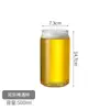 Taza Grande de Cerveza y Cola para Bar Vidrio Personalizado Hogar Espesado Taza de Cerveza Artesanal Celebridad de Internet Creativa Taza de Vino de Trigo