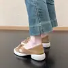 Sandalias de Verano con Suela Gruesa y Boca de Pez para Mujer, Estilo Simple, Punta Abierta, con Correa en el Tobillo, Sandalias Slip-On Versátiles para Mujer