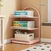 Estante de mesa para livros, prateleira de armazenamento, suporte de livros de várias camadas, organizador de mesa para casa, ferramenta de classificação e organização por matéria específica para estudantes