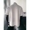 Camisa Polo Estilo Americano Manga Corta Hombre Verano 2026 Nuevo Estilo Rayas en Contraste Marca de Alta Gama Fresca Moderna Camiseta de Manga Media