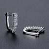 PAG & MAG aretes estilo ins para mujer S925 venta caliente transfronteriza simple circonita hebilla de oreja aretes de moda joyería europea y americana