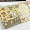 Cuaderno de cuero Chef Rilakkuma con páginas pintadas lindas, alto atractivo estético para niñas, cuaderno y agenda para estudiantes