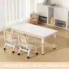 Mesas y Sillas para Jardín de Infancia, Mesa de Estudio para Niños, Mesa Cacahuete de Altura Ajustable para Educación Temprana, Juego de Mesa Especial para que los Bebés Dibujen y Escriban