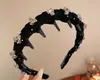 Diadema con Dientes, Elegante y Estilosa de Gama Alta, Diadema Antideslizante para Lavarse la Cara, Nuevo Accesorio para el Cabello 2026 para Otoño e Invierno