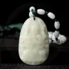 Pingente de Jade Hetian com a Divindade Guardiã do Signo do Cavalo, Adequado para Homens e Mulheres