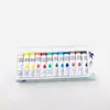 12 Cores 12ml Tinta Aquarela Boneco de Gesso Não Tóxico Graffiti Pintura Conjunto de Colorir Compra Direta da Fábrica