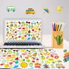 ET006 Adesivos Havaianos Transfronteiriços Adesivos de Praia Piscina DIY Adesivos de Quebra-Cabeça Adesivos de Desenho Animado Brinquedos Infantis