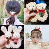 Cuerda para la cabeza para mujer y niña, bola de pelo de oso de peluche, aro para el pelo, bonita cuerda para el pelo con orejas de conejo, correa para el pelo para niña, accesorios para el cabello