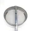 Proveedores de tamices redondos de acero inoxidable para harina, tamiz de malla para hornear DIY, tamiz manual de harina, muestra de azúcar en polvo