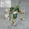 Venta al por mayor de fábrica flor de rosa de rama alta simulación flor de luciérnaga suave floral de sala de bodas de alta gama flor artificial flor de seda nueva