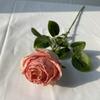 Mei Yuan Single Rosas Queimadas Flores Artificiais Home Wedding Wedding Wedding Flower Arrangement Decoração Dia dos Namorados Flores Artificiais