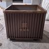 Caja de Flores de Hierro Forjado de Acero Inoxidable para Exterior Valla Valla Jardín Municipal Valla de Columpio Departamento de Ventas Caja de Flores Jardinera