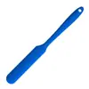Tamanho pequeno silicone espátula longa farinha espátula pequena integrada geleia espátula pequena raspagem de manteiga bolo utensílios de panificação