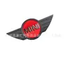 Adecuado para Bmw Mini Logo Mini Coopers Metal Logo Delantero y Trasero Modificación Coche Original 3D Trasero Cola Calcomanía para Coche