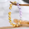 2004 nuevo brazalete Duobao brazalete de amatista natural brazalete de moda simple europeo y americano fabricantes al por mayor