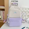 2026 Novas Mochilas Escolares para Ensino Fundamental e Médio Grande Capacidade Estilo Coreano Casual Mochila Casual Mochila de Viagem Esportiva