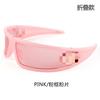 2025 nuevas gafas de sol futuristas con banda para el pelo, gafas de sol dos en uno para mujer, gafas de moda para chicas atractivas, gafas de alta gama para hombres, venta al por mayor