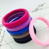 Cuerda de nylon banda de goma sin costuras de nylon fabricantes color fluorescente moda anillo para el pelo cuerda para el pelo yuan 2 yuanes banda de goma al por mayor
