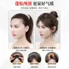 Peluca con flequillo para bebé para mujer, topper completo de cabello real para la frente y las patillas, disimula las entradas del cabello, postizo sin costuras