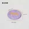 Piedra de la Suerte de Cristal Natural Transfronteriza Ángel Amatista Número 777 Piedra de Palma Piedra de Masaje Juguete Adornos Decorativos