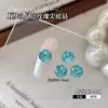 Rhinestones Octagonales K9 Premium para Uñas con Diseño de Rosa del Milenio, Populares Lujosos Brillantes Multifacéticos de Cristal con Base Puntiaguda para Uñas
