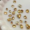 Accesorios para Uñas K9 Amarillo Claro Pedrería de Uñas Tendencia Lujo Respaldo Puntiagudo Versátil Cuadrado Grueso Lágrima Irregular Pedrería para Uñas