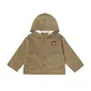 NezaCafé RelajadoChaqueta de Pana para Niños, Algodón Puro, Otoño, Sudadera con Capucha y Botones para Niños y Niñas